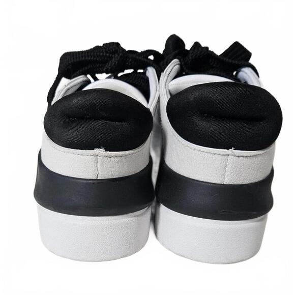 Adidas Women's Court Funk White and Black Sneakers - Picture 4 of 6